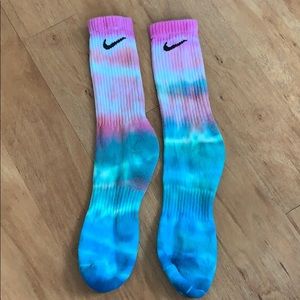 Tie dye Nike socks